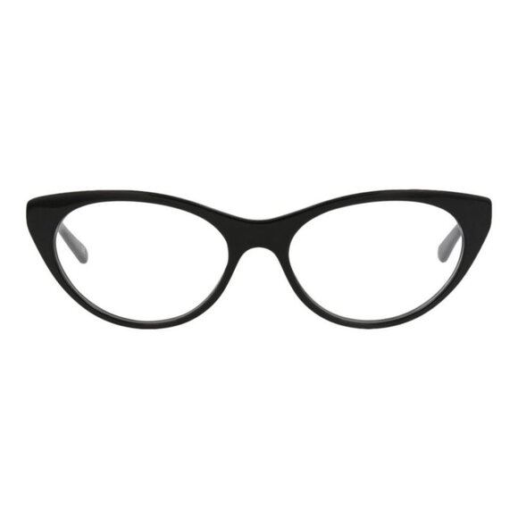 Balenciaga Womens Cat Eye Black Black Transparent Fashion Designer Eyewear - Picture 1 of 4